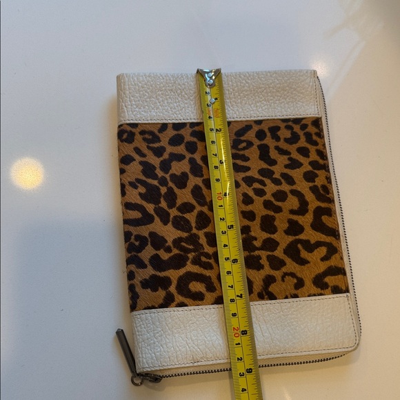Women’s Philip Lim 3.1 Leopard Print Clutch with Cream Accents - Picture 7 of 7